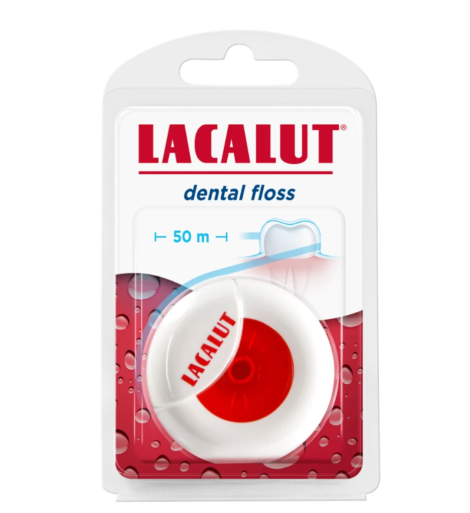 LACALUT Dental Floss Waxed Mint 50 m