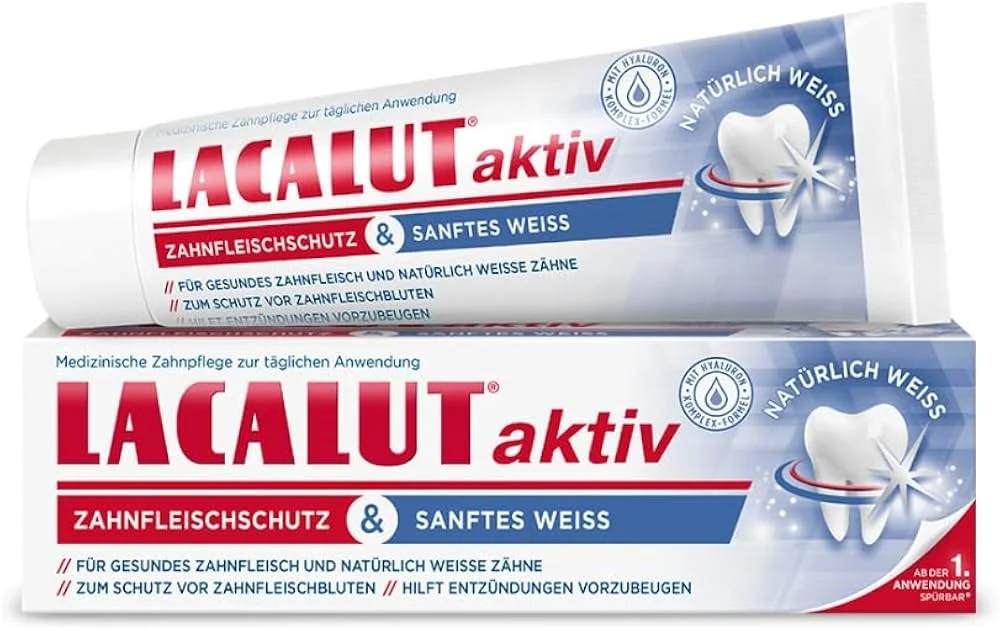 LACALUT aktiv Gum Protection & Gentle White Toothpaste 75 ml