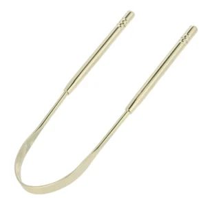 LEBON Tongue Scraper Gold Stainless Steel