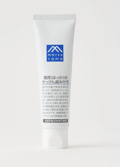 Matsuyama M-mark Mint (Hakka) Soap-Based Toothpaste 90 g
