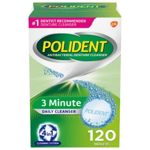 Polident 3 Minute Denture Cleanser Tablets