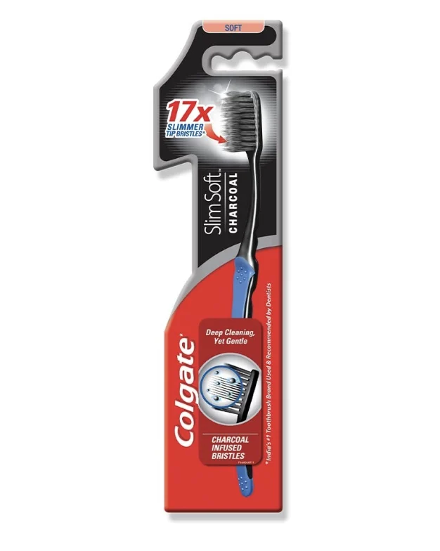 Colgate Slim Soft Charcoal Toothbrush