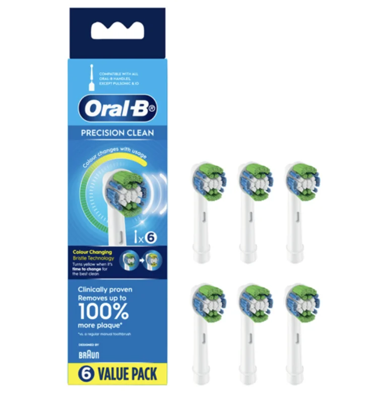 Oral-B Precision Clean Replacement Heads 6-Pack