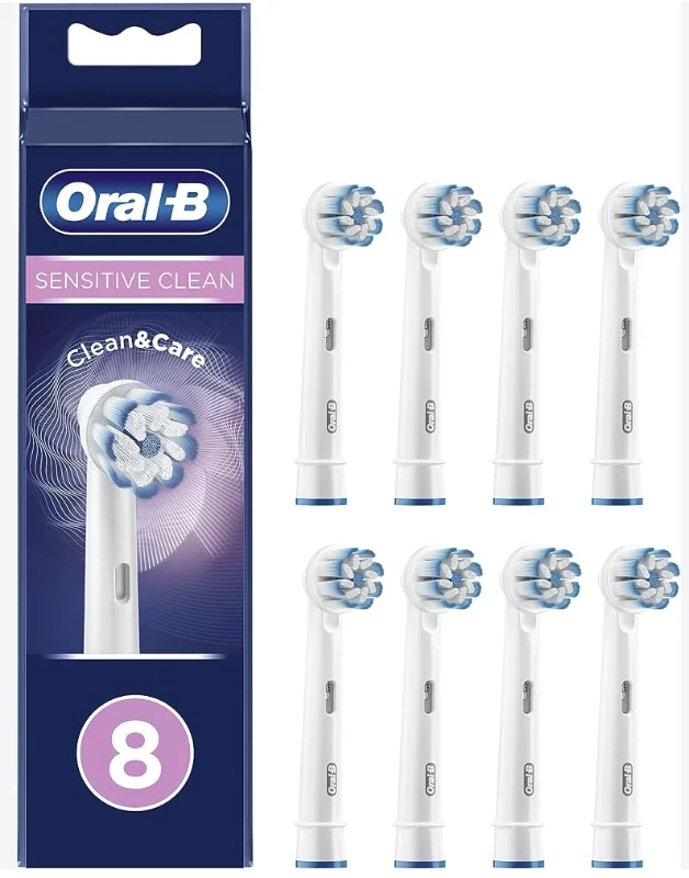 Oral-B Sensitive Clean Brush Heads 8-Pack